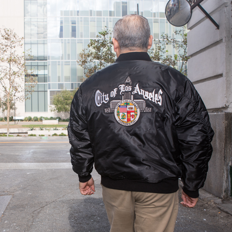 Classic Flight Jacket w/Los Angeles Script