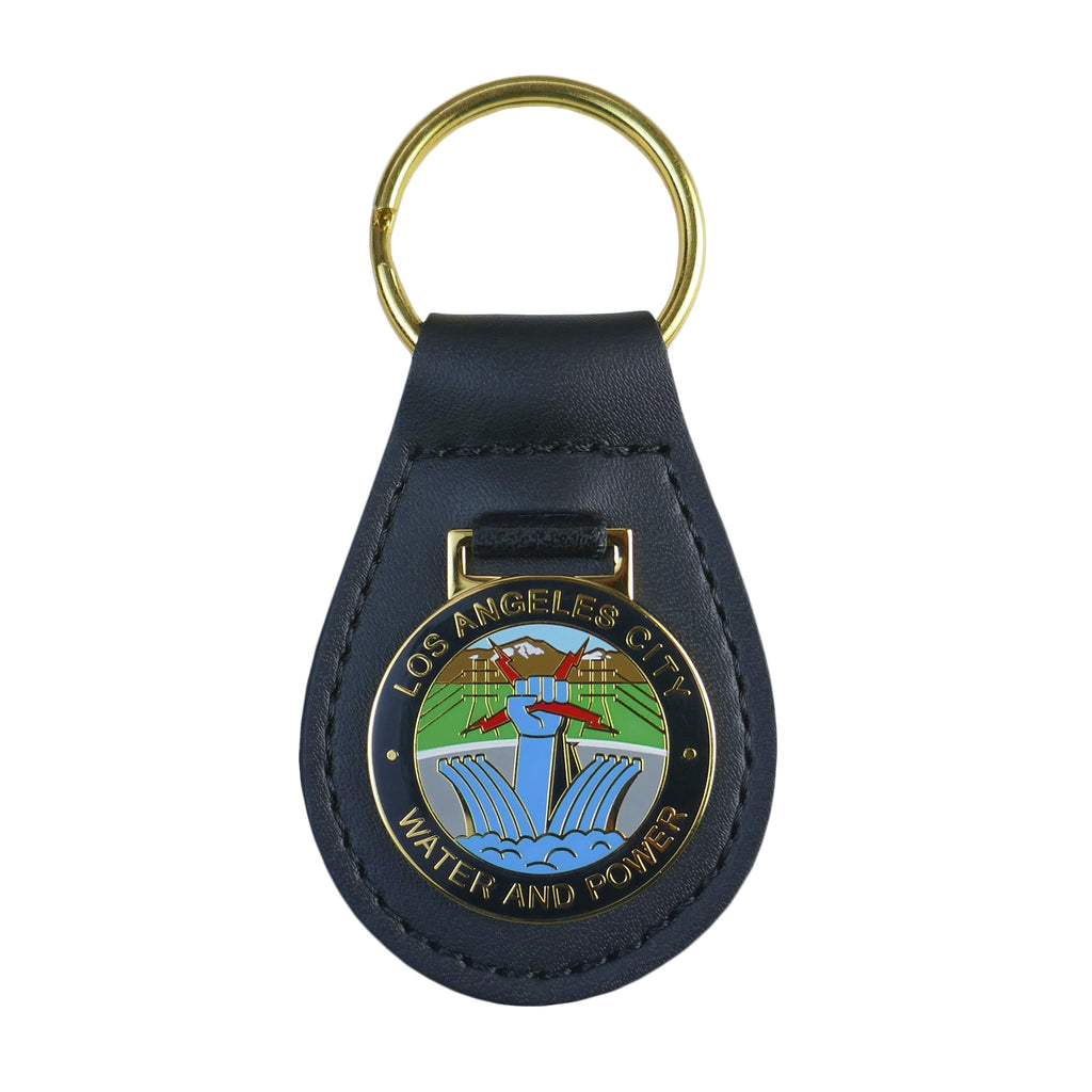 DWP Seal Leather Key Fob