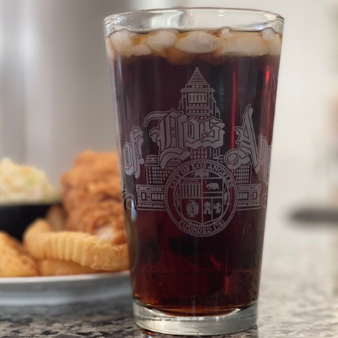 City of Los Angeles 16 oz Pint Glass