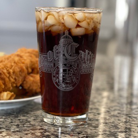 State of California 16 oz Pint Glass