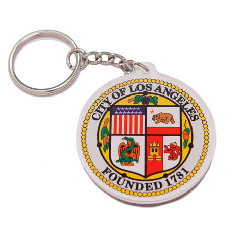City of Los Angeles Seal Acrylic Keychain