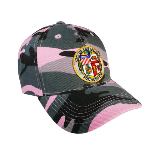 L.A. City Classic Pink Camo Baseball Cap |  - 1