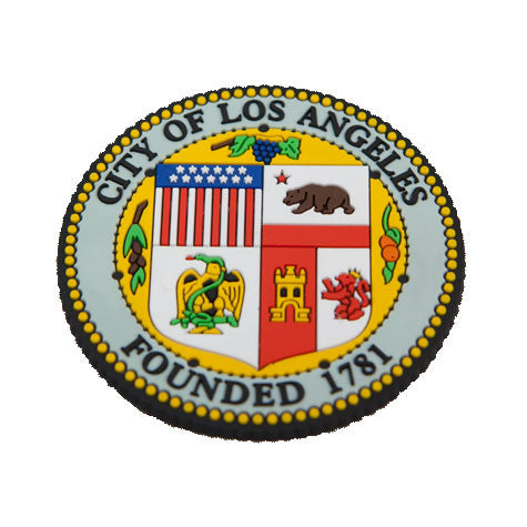 L.A. City Seal Textured Magnet