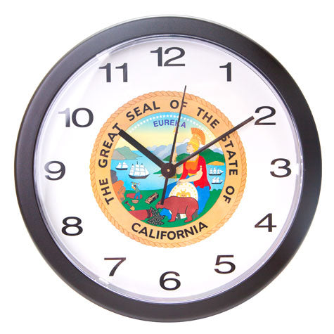 State of California Seal Clock