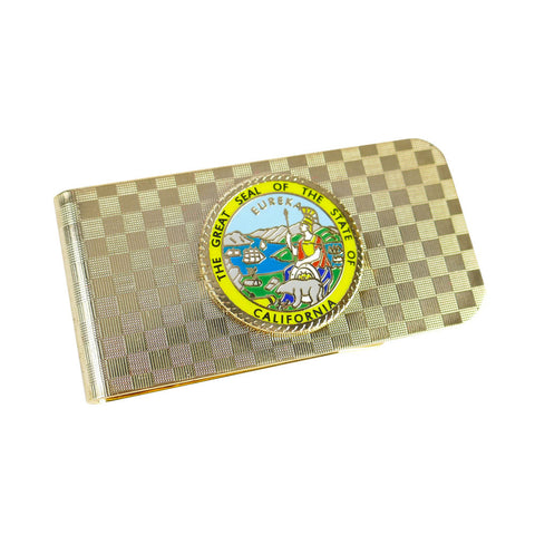 California State Wallet Clip | Gold - 1