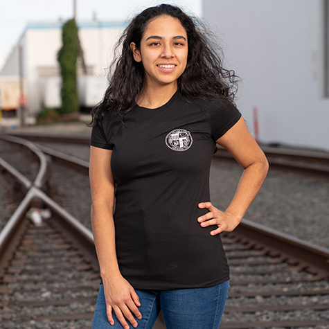 City of Los Angeles Women's Fitted Crew Neck Shirt