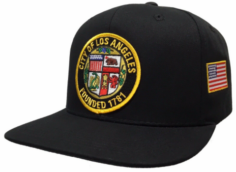 L.A. City Seal SnapBack with USA Flag